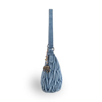 Schultertasche Denim gesteppt - ANOKHI