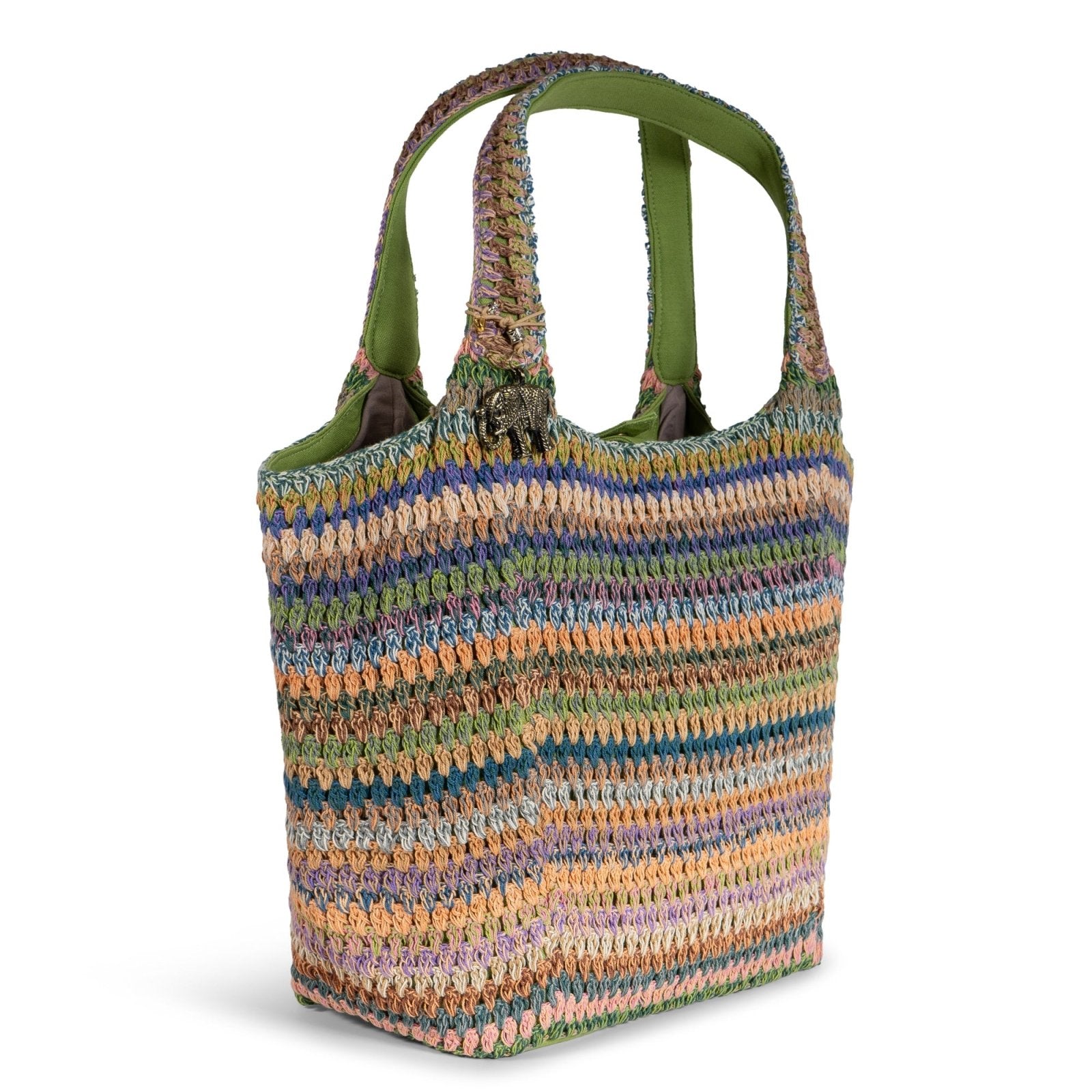 Tote Bag Crochet Handarbeit multicolor - ANOKHI
