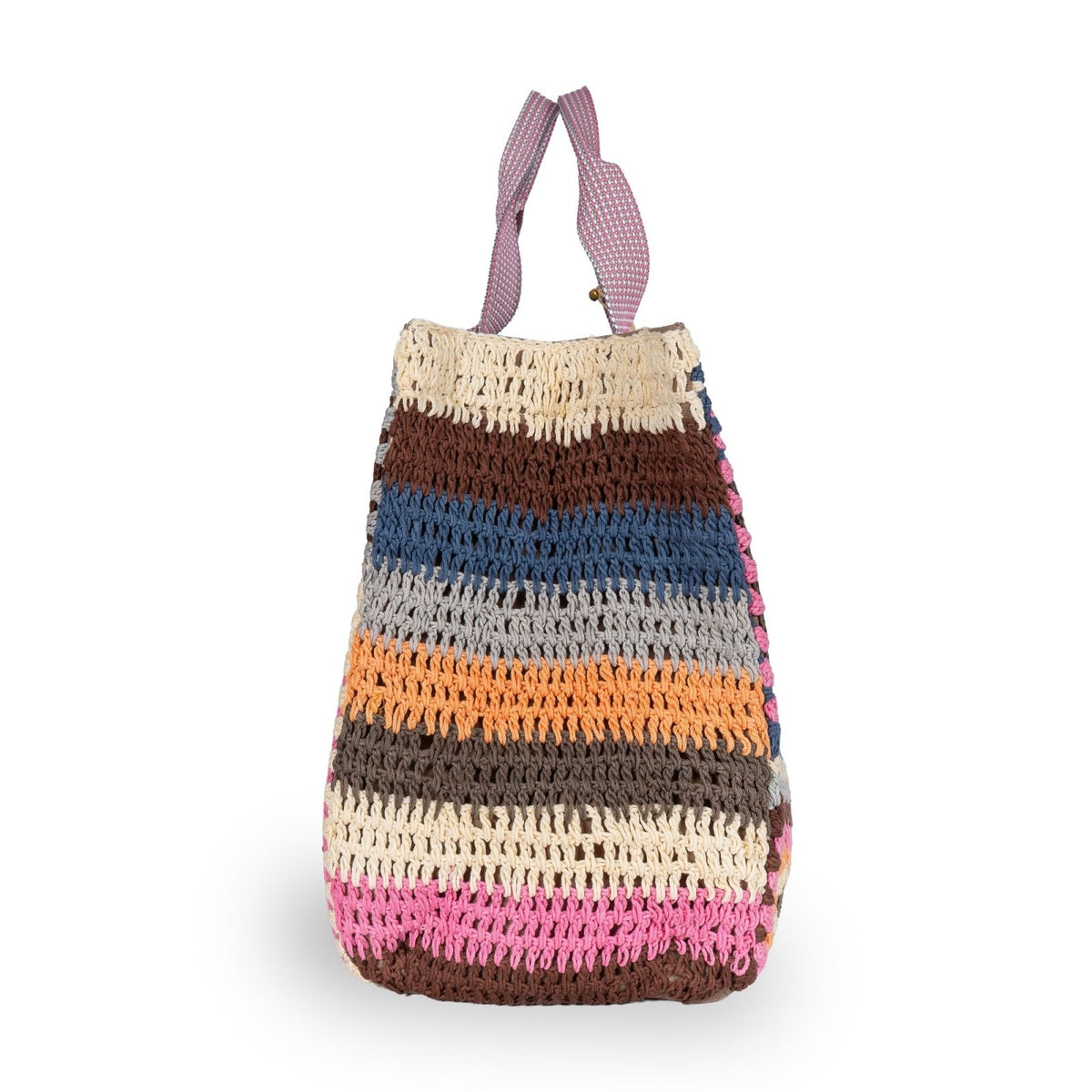 Tote Bag gehäkelt Handarbeit multicolor - ANOKHI