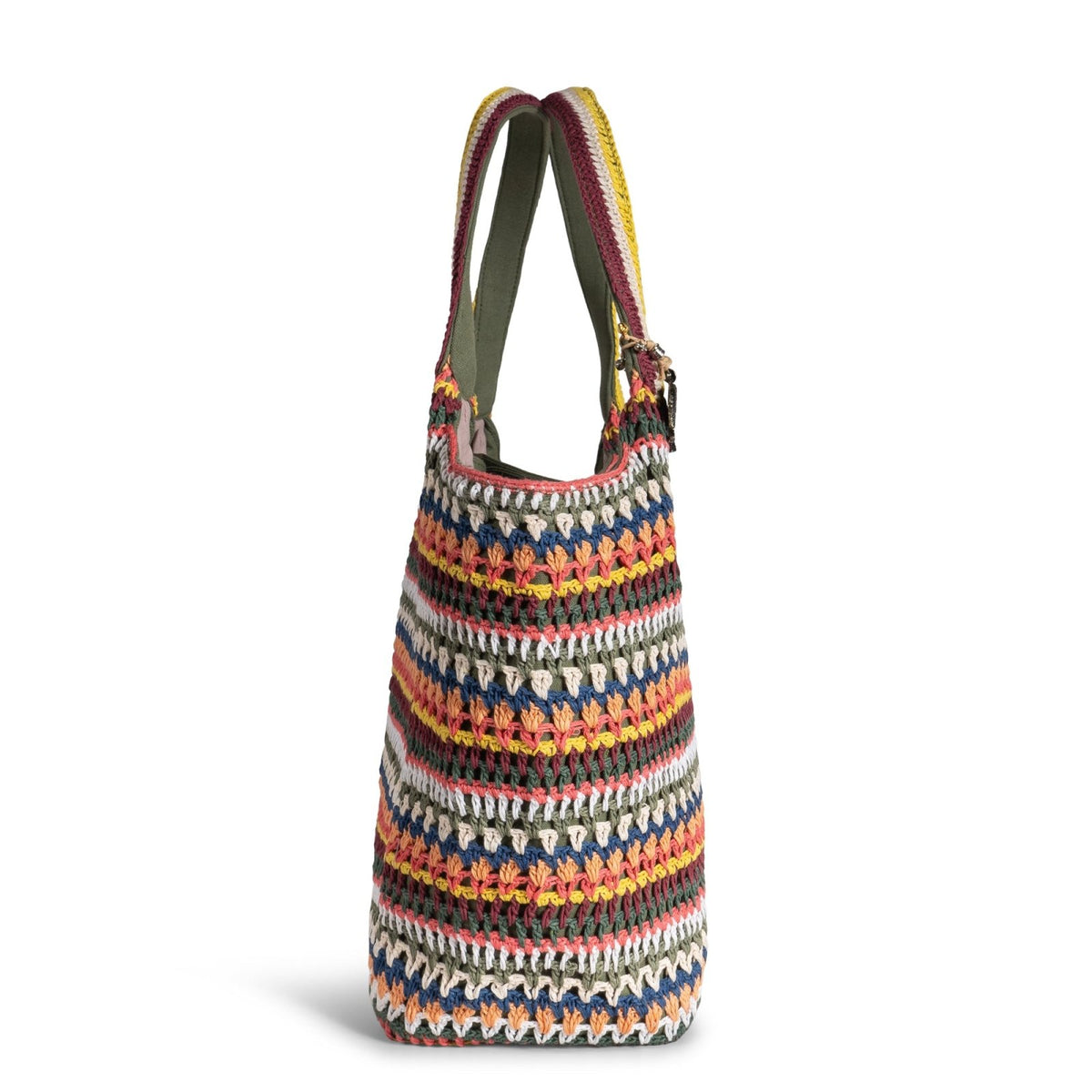Tote Bag gehäkelt Handarbeit mutlicolor - ANOKHI