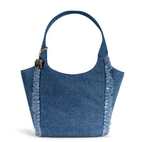 Tote Bag Groß Denim blau – 1