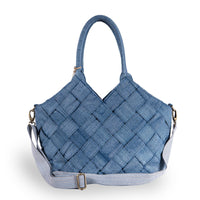 Tote Bag groß Denim geflochten – 1