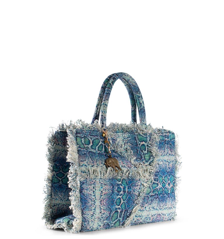 Tote Bag Handtasche Blau - ANOKHI