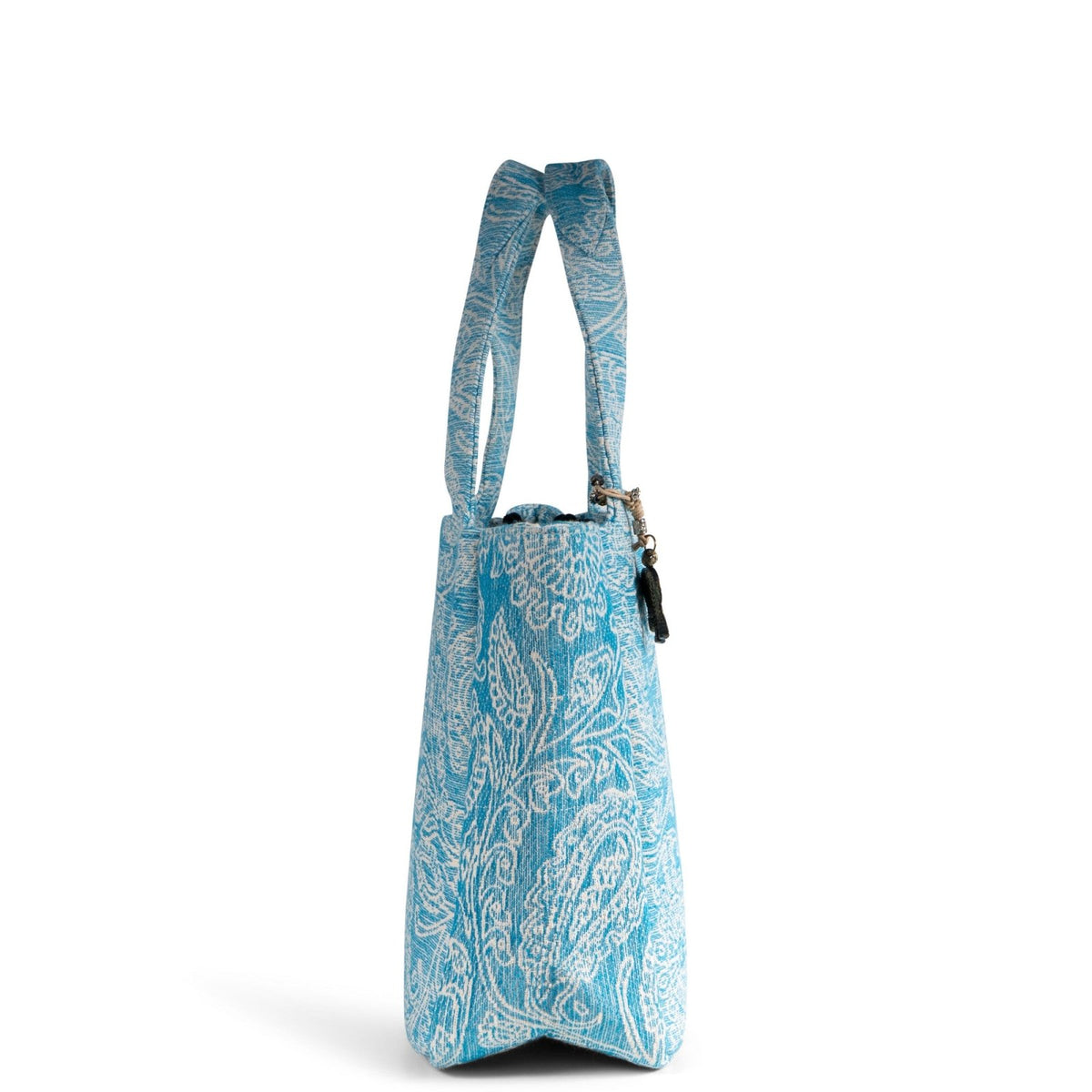 Tote Bag Jacquard türkis - ANOKHI