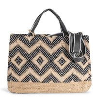 Tote Bag Large schwarz beige – 1
