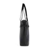 Tote Bag Leather Black Decorative Belt – 3