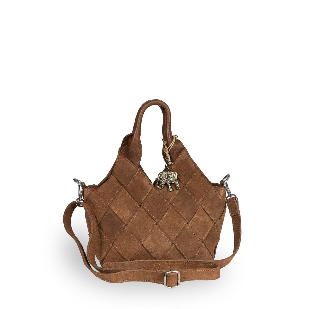 Tote Bag mini Velourleder tan - ANOKHI