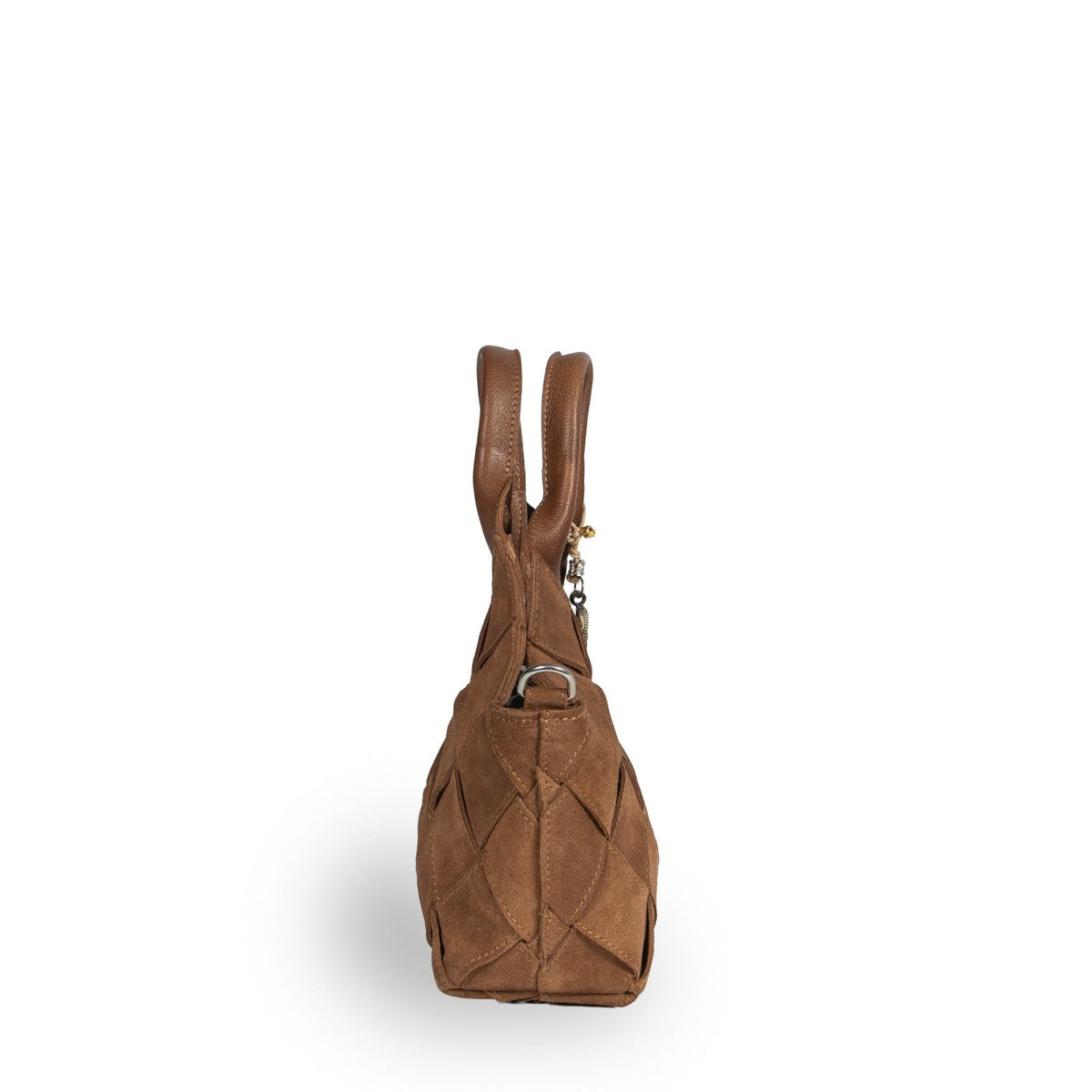 Tote Bag mini Velourleder tan - ANOKHI