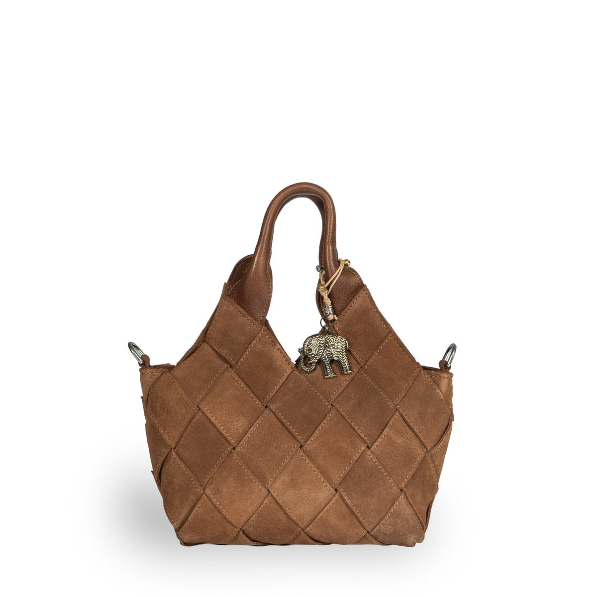 Tote Bag mini Velourleder tan - ANOKHI