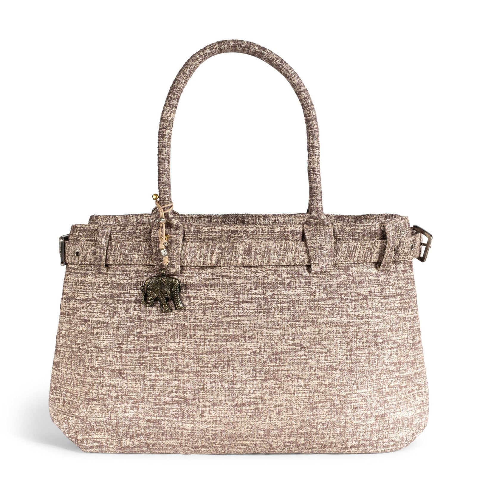 Tote Bag Tasche Bicolor beige taupe - ANOKHI