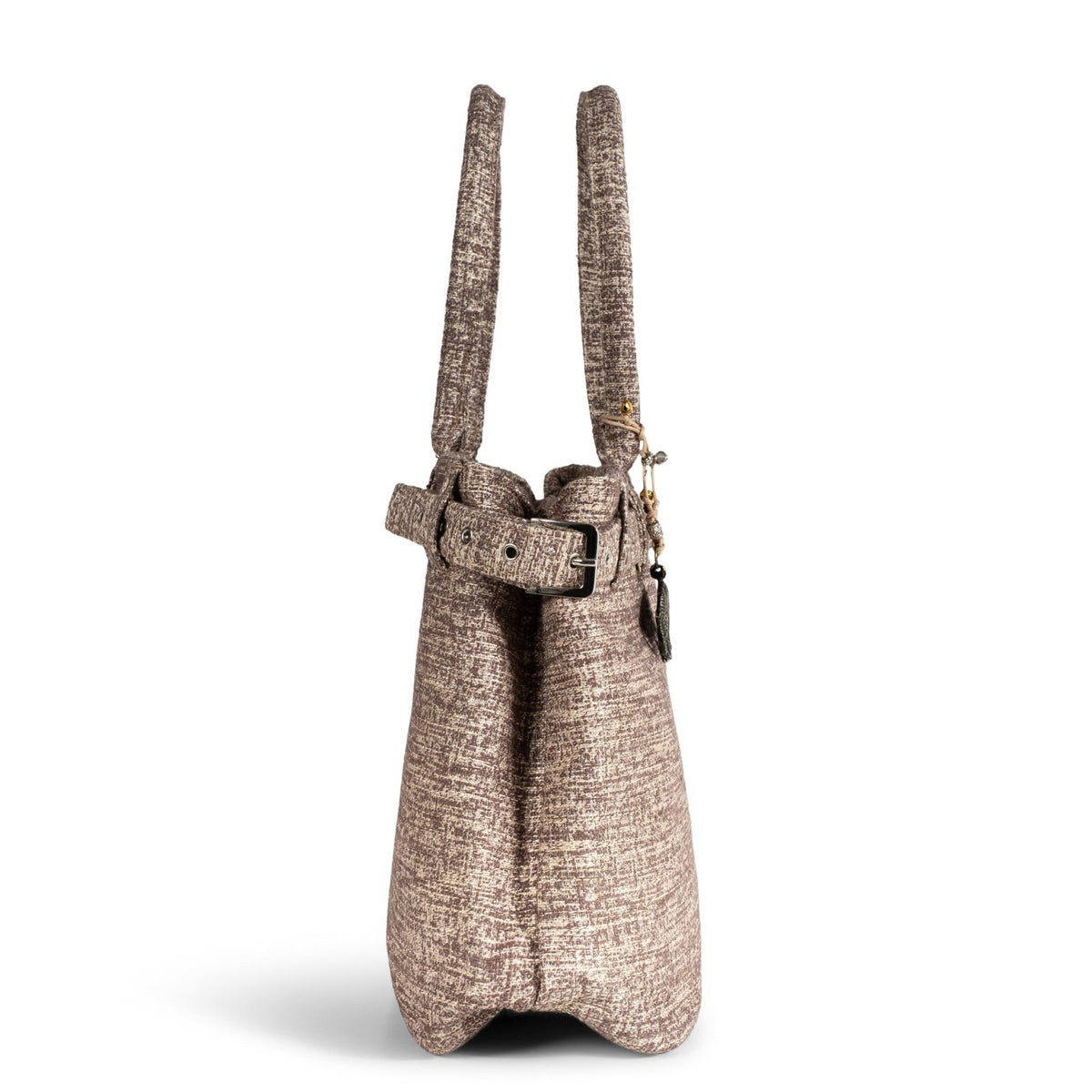 Tote Bag Tasche Bicolor beige taupe - ANOKHI