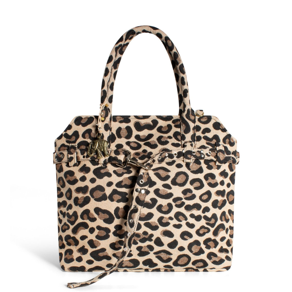 Tote Bag Tasche Nietengürtel Leomuster - ANOKHI