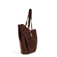 Tote Bag, Suede, Brown – 4