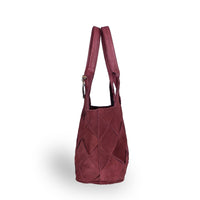 Tote Bag Velourleder merlot - ANOKHI
