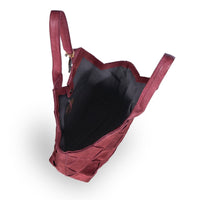 Tote Bag Velourleder merlot - ANOKHI