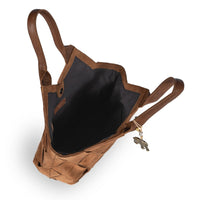 Tote Bag Velourleder tan - ANOKHI