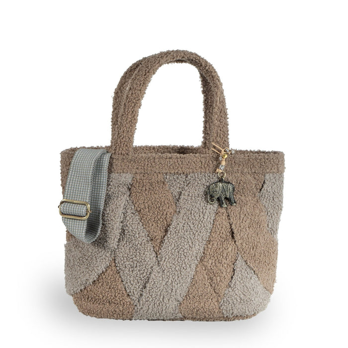 Umhängetasche Bride Medium Bouclé — beige taupe