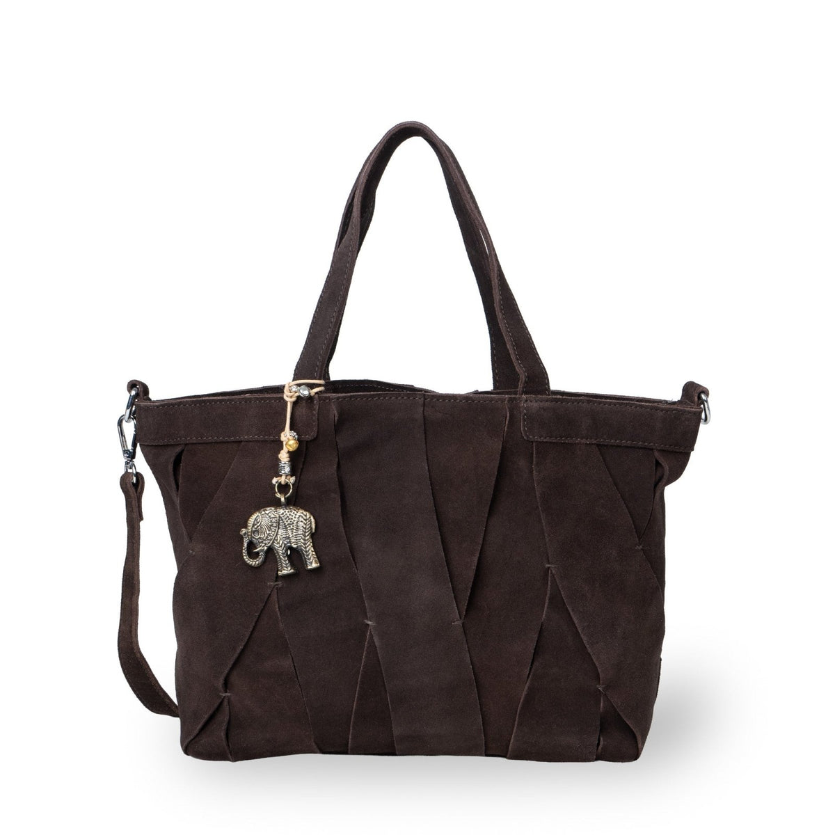 Umhängetasche Bride Medium Velourleder - ANOKHI