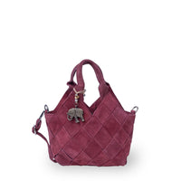 Umhängetasche Dionne Small Velourleder - ANOKHI