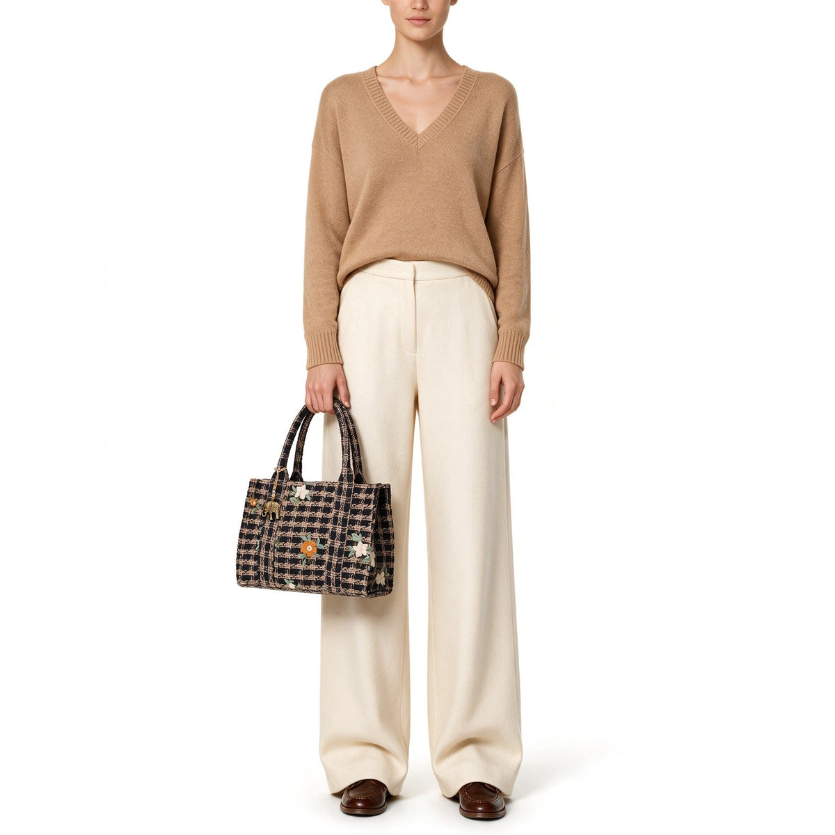Bolso bandolera Jessy Kompakt con bordado - ANOKHI