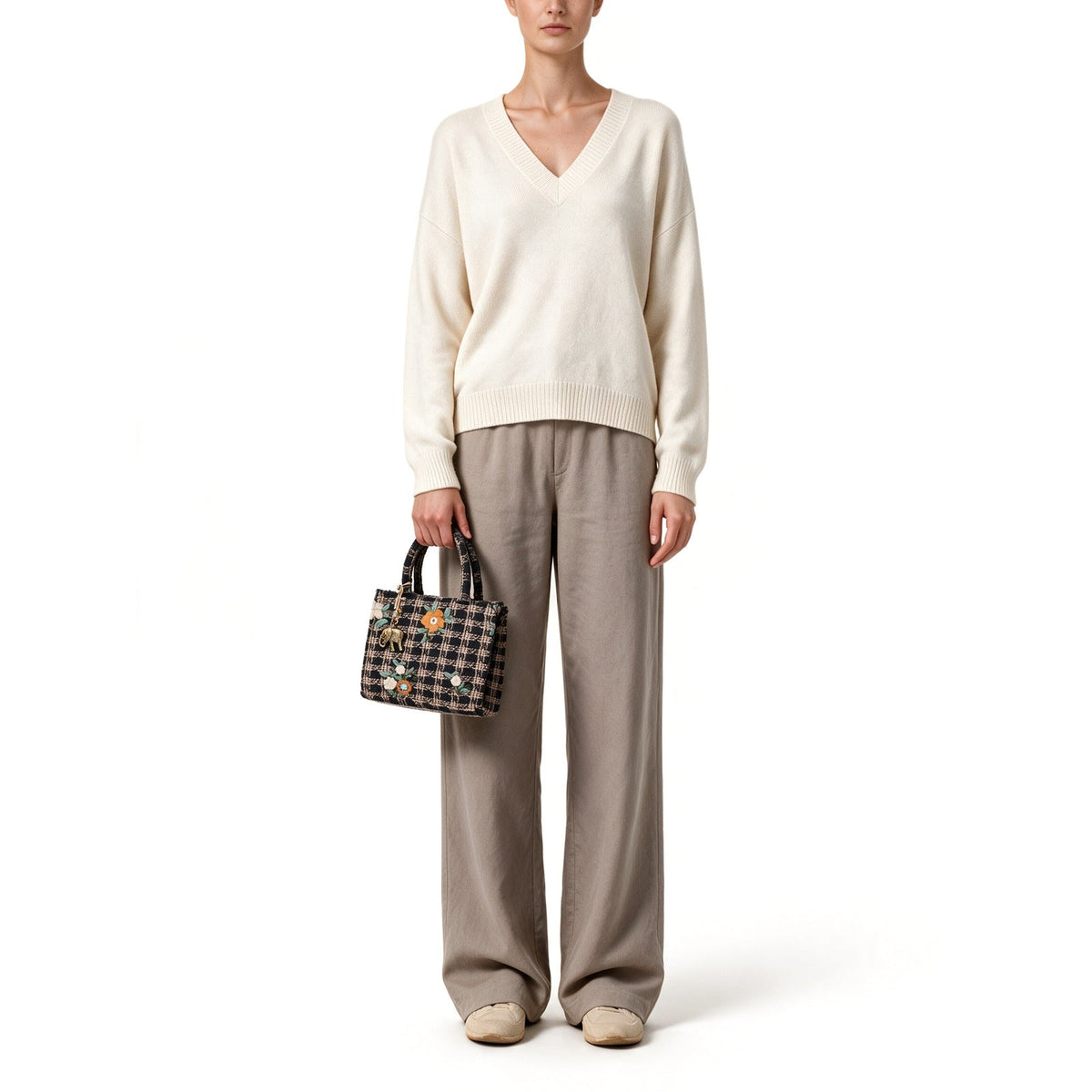 Bolso bandolera Jessy Mini con bordado - ANOKHI
