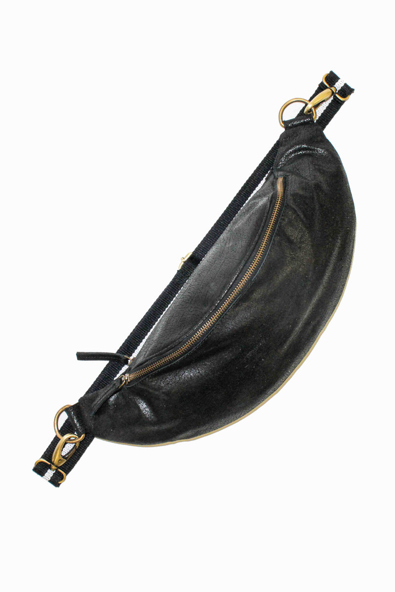 "Charlie L" in metallic black