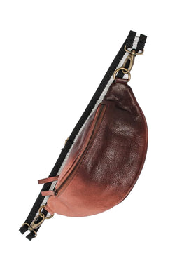 "Charlie M" Beltbag aus Glattleder mit Ombre-Färbung