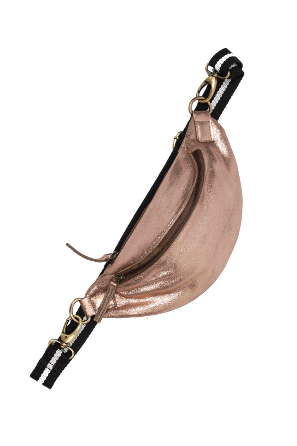 Ledergürteltasche "Charlie M" in Kupfer