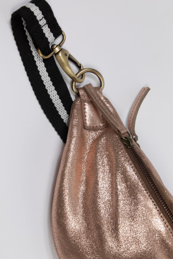 Ledergürteltasche "Charlie M" in Kupfer