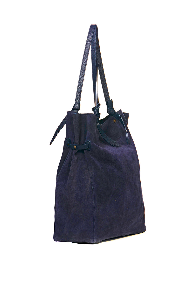 "Maren" Veloursleder Shopper