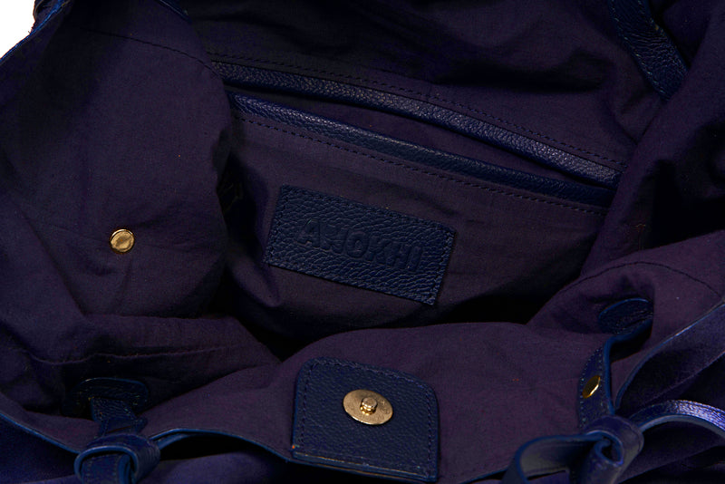 "Maren" Veloursleder Shopper