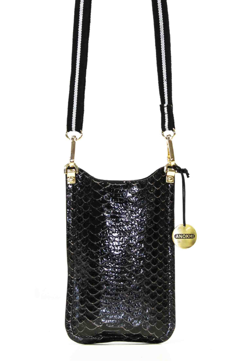 ANOKHI Mobilebag - Black Lizzard