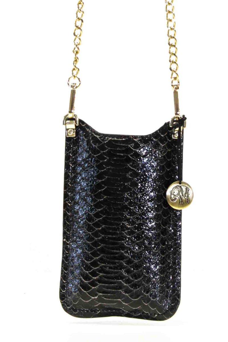 ANOKHI Mobilebag - Black Lizzard