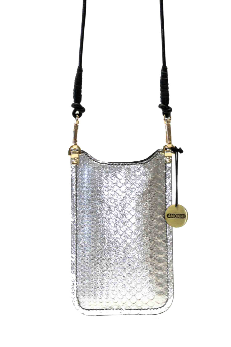ANOKHI Mobilebag - Silver Lizzard