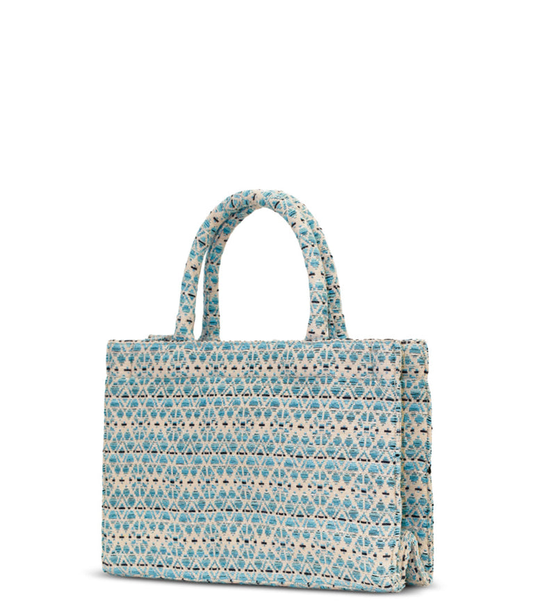 Book Tote 117 blau small