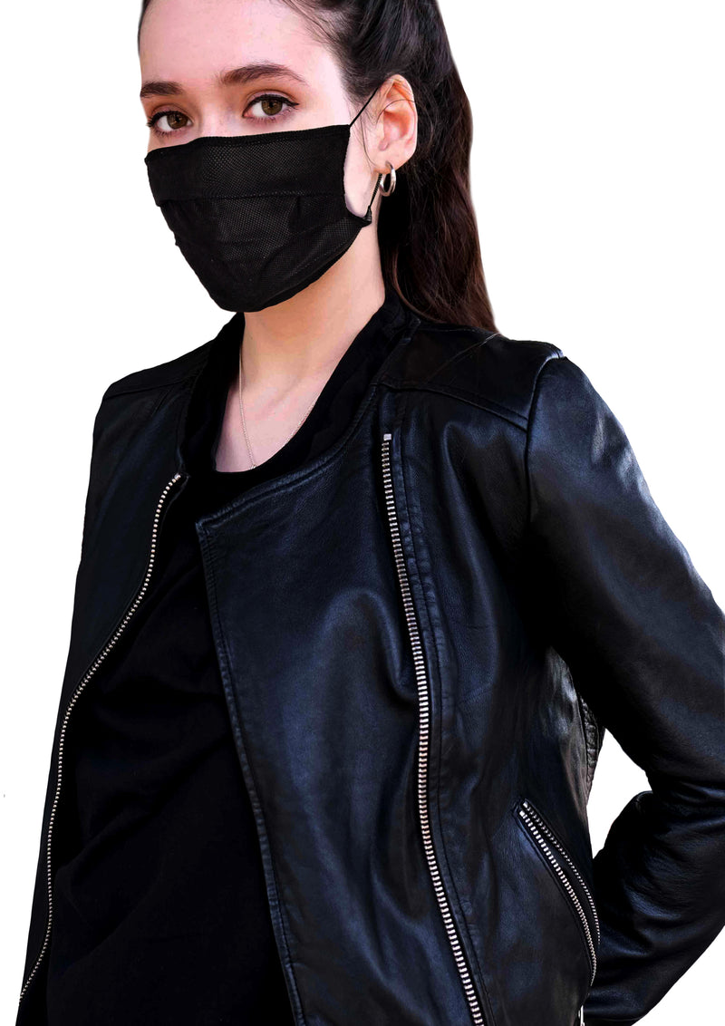 MUND NASEN MASKE, 5er Pack // schwarz
