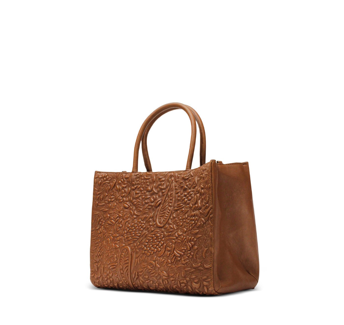 Tote Bag aus Leder mit Threadfilling - ANOKHI