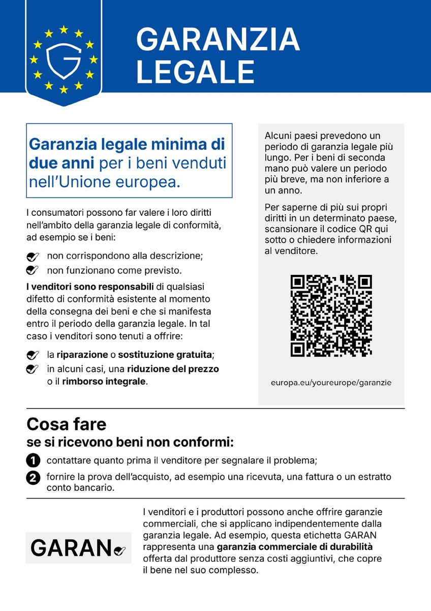 Garanzia legale: avviso UE